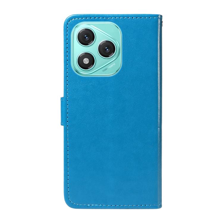 For Honor 400 Lite Global Cat and Bee Embossed Flip Leather Phone Case