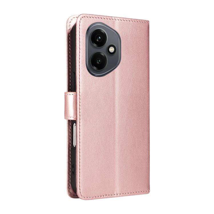 For Honor 400 Global 156.5mm Cat and Bee Embossed Flip Leather Phone Case