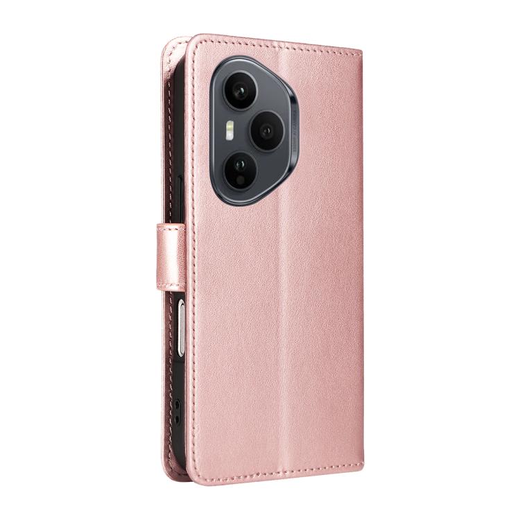 For Honor 400 Pro Global 160.8mm Cat and Bee Embossed Flip Leather Phone Case
