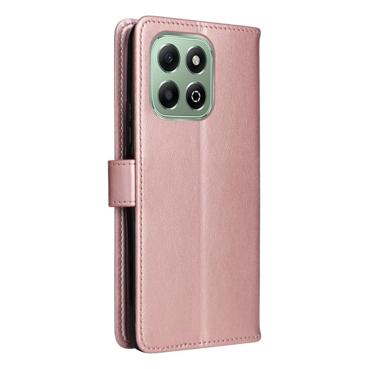 For Honor X6c / X6b / X6a / X5b Cat and Bee Embossed Flip Leather Phone Case