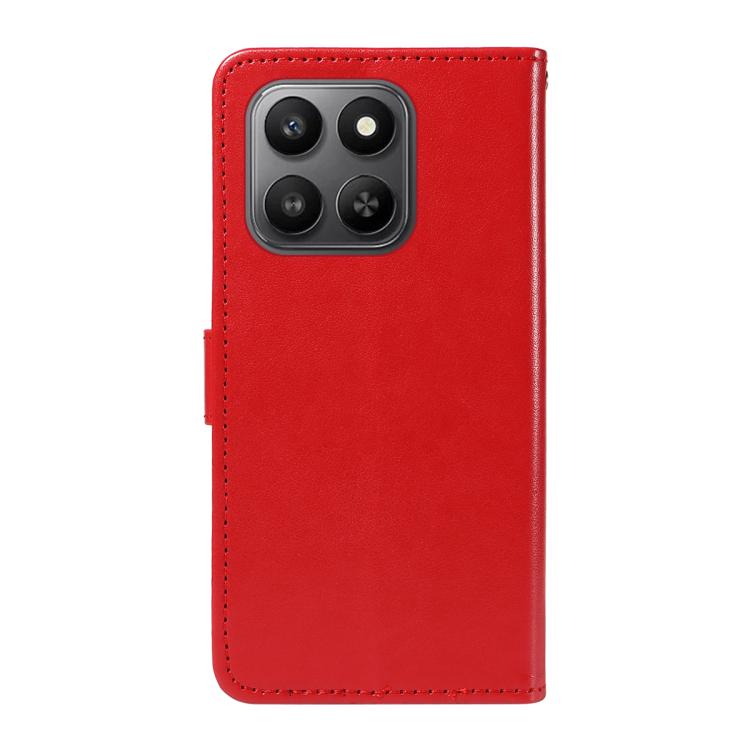 For Honor 400 Smart 5G Cat and Bee Embossed Flip Leather Phone Case