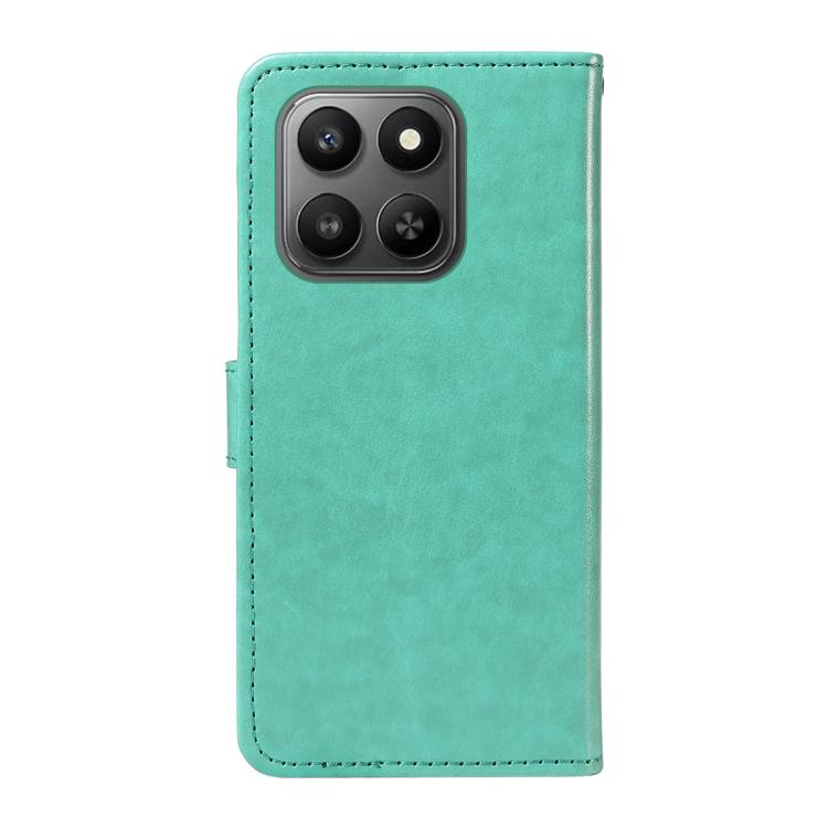 For Honor 400 Smart 5G Cat and Bee Embossed Flip Leather Phone Case