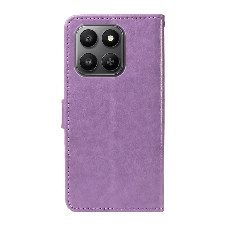 For Honor 400 Smart 5G Cat and Bee Embossed Flip Leather Phone Case