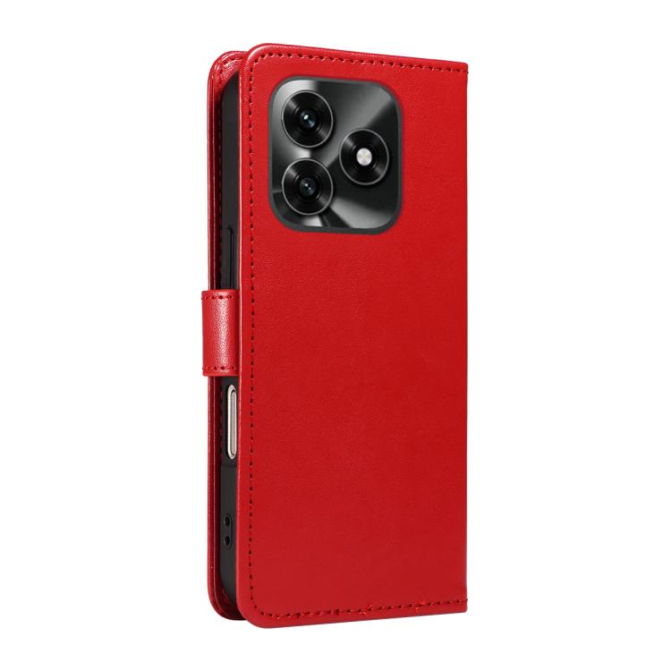 For Honor X5c Plus Cat and Bee Embossed Flip Leather Phone Case