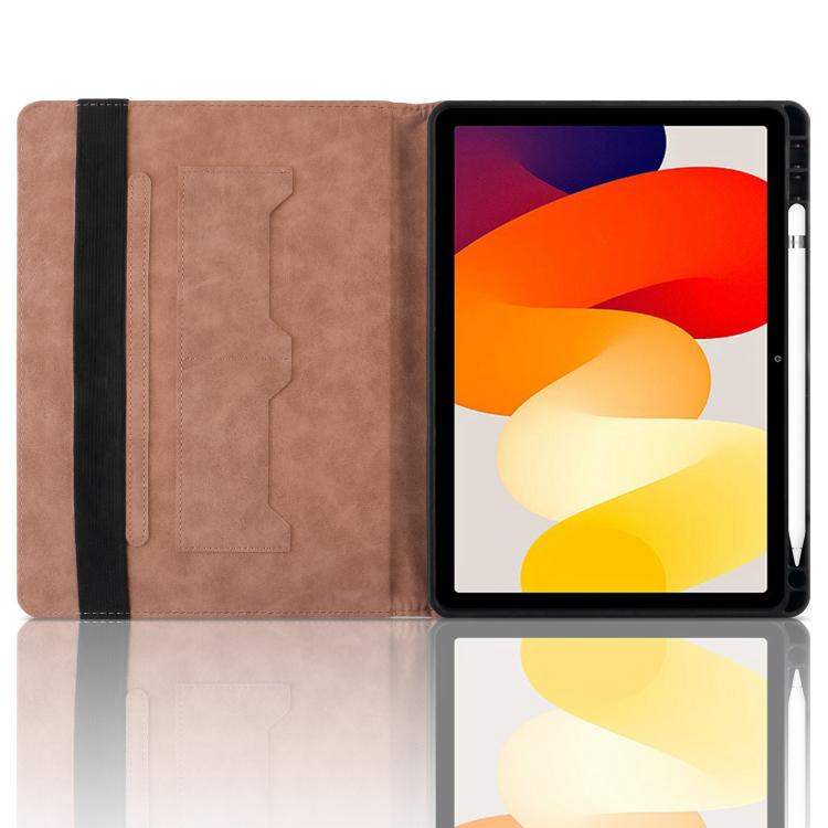 For Xiaomi Redmi Pad SE 11 2023 Rhombus Embossed Leather Smart Tablet Case