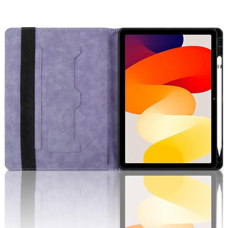 For Xiaomi Redmi Pad SE 11 2023 Rhombus Embossed Leather Smart Tablet Case