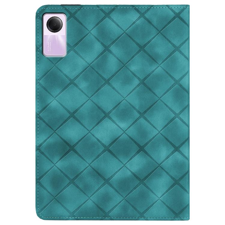 For Xiaomi Redmi Pad SE 11 2023 Rhombus Embossed Leather Smart Tablet Case