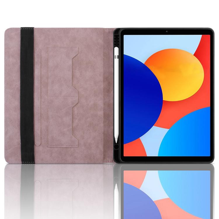 For Xiaomi Redmi Pad SE 8.7 Rhombus Embossed Leather Smart Tablet Case