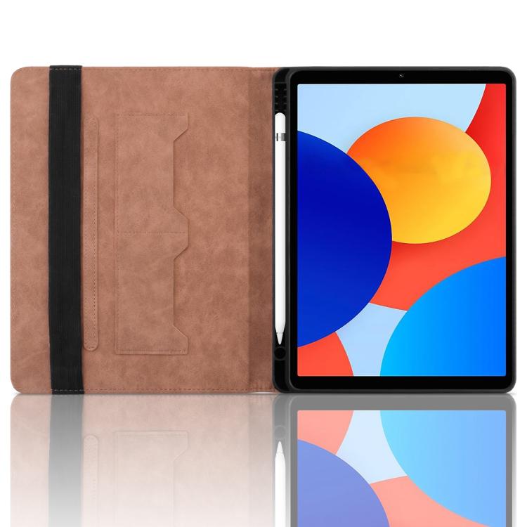 For Xiaomi Redmi Pad SE 8.7 Rhombus Embossed Leather Smart Tablet Case