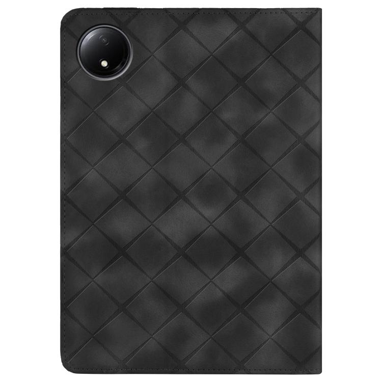 For Xiaomi Redmi Pad SE 8.7 Rhombus Embossed Leather Smart Tablet Case