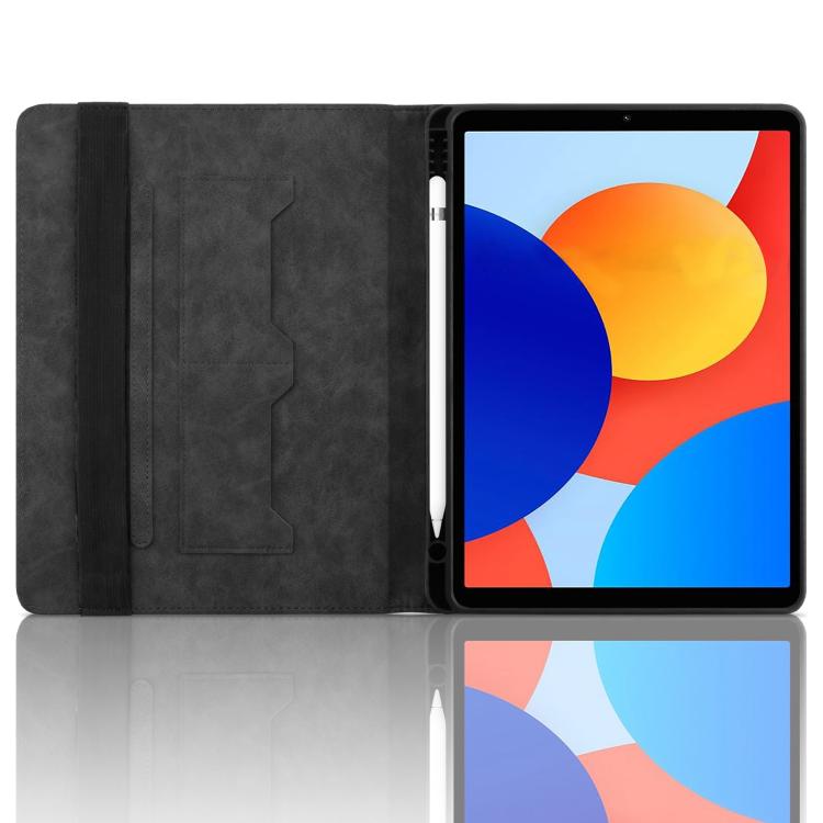 For Xiaomi Redmi Pad SE 8.7 Rhombus Embossed Leather Smart Tablet Case
