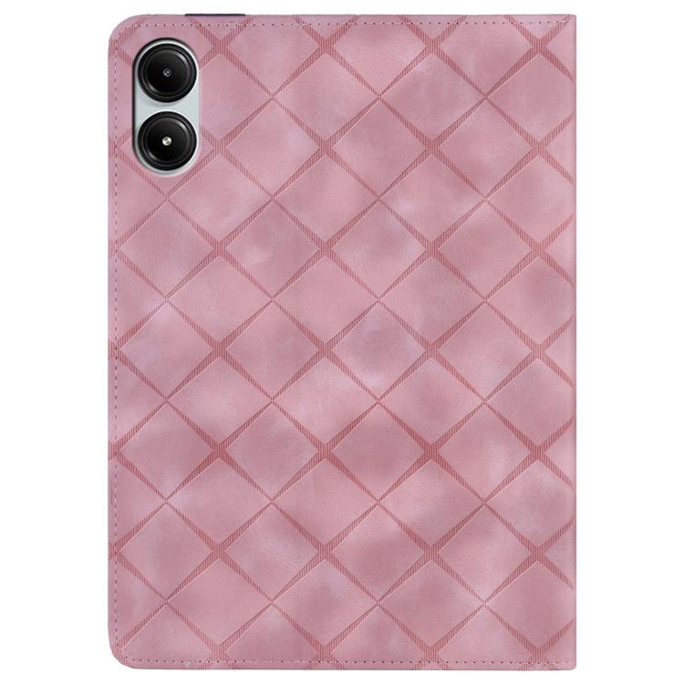 For Xiaomi Redmi Pad Pro 12.1 2024 Rhombus Embossing Leather Tablet Case