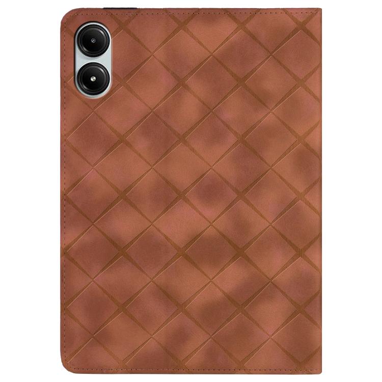 For Xiaomi Redmi Pad Pro 12.1 2024 Rhombus Embossing Leather Tablet Case