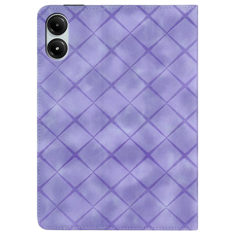 For Xiaomi Redmi Pad Pro 12.1 2024 Rhombus Embossing Leather Tablet Case
