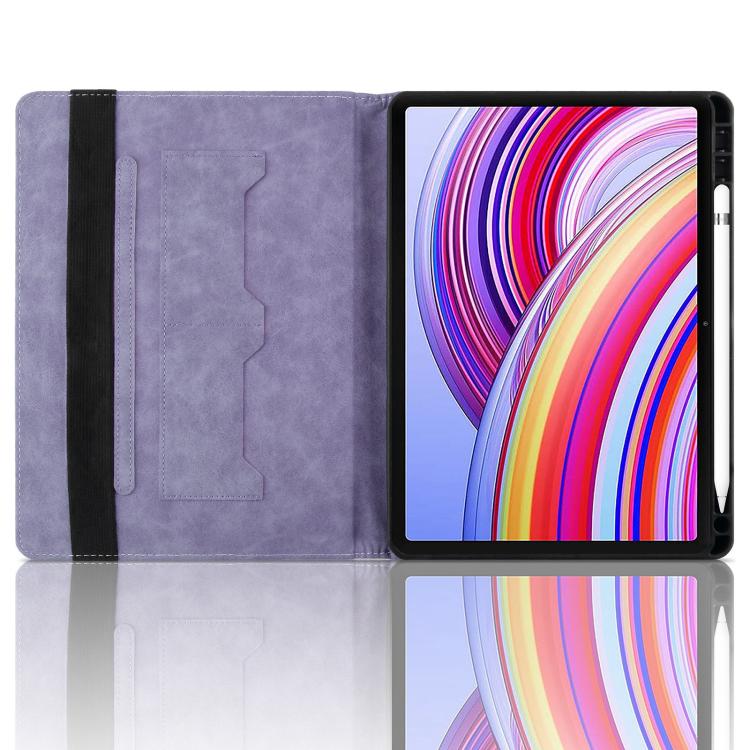 For Xiaomi Redmi Pad Pro 12.1 2024 Rhombus Embossing Leather Tablet Case