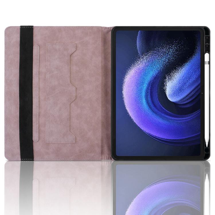 For Xiaomi Pad 6 / 6 Pro Rhombus Embossing Leather Tablet Case