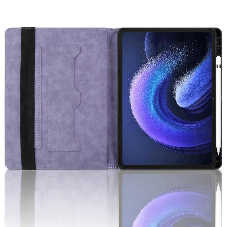 For Xiaomi Pad 6 / 6 Pro Rhombus Embossing Leather Tablet Case
