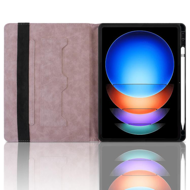 For Xiaomi Pad 6S Pro 12.4 Rhombus Embossing Leather Tablet Case