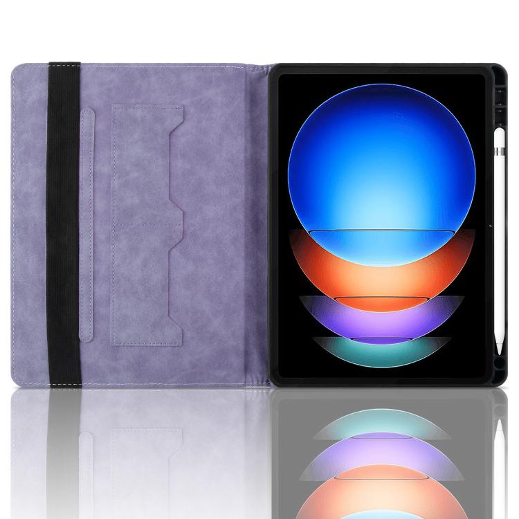 For Xiaomi Pad 6S Pro 12.4 Rhombus Embossing Leather Tablet Case