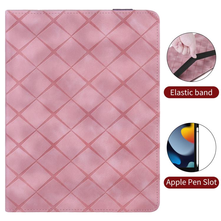 For Xiaomi Redmi Pad 2 Rhombus Embossing Leather Tablet Case