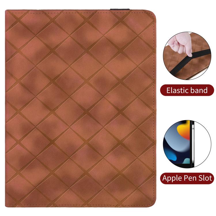 For Xiaomi Redmi Pad 2 Rhombus Embossing Leather Tablet Case