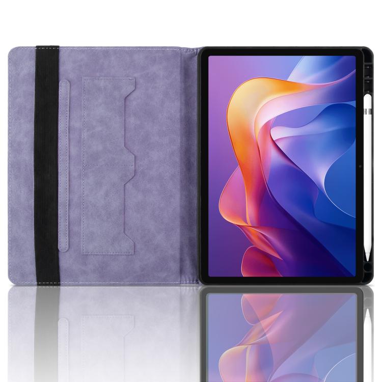 For Xiaomi Redmi Pad 2 Rhombus Embossing Leather Tablet Case