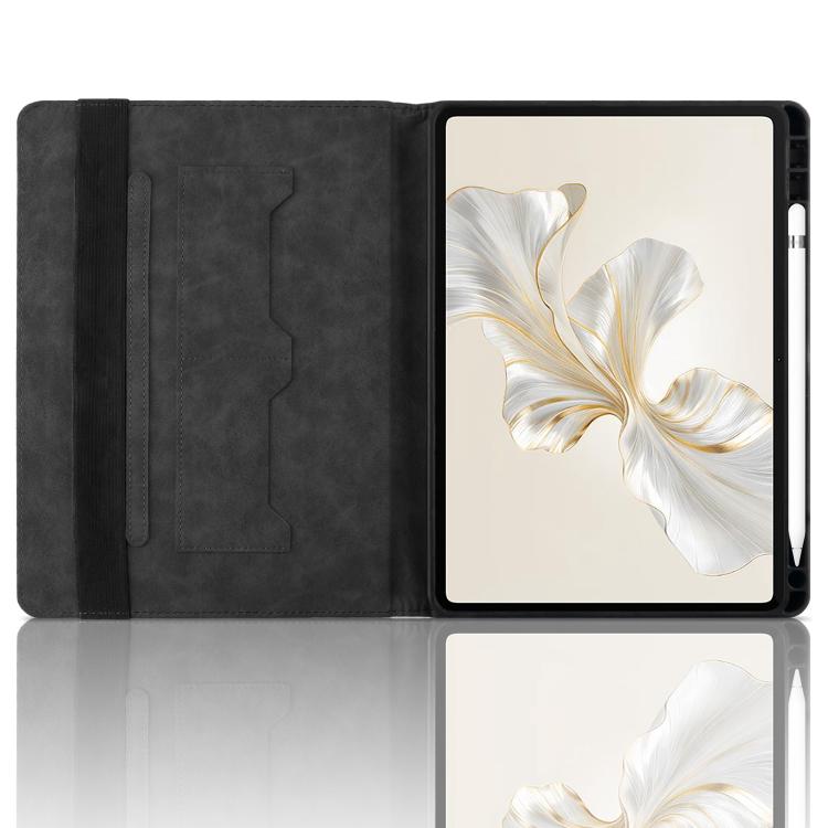 For Honor Pad 9 12.1 2023 Rhombus Embossing Leather Tablet Case