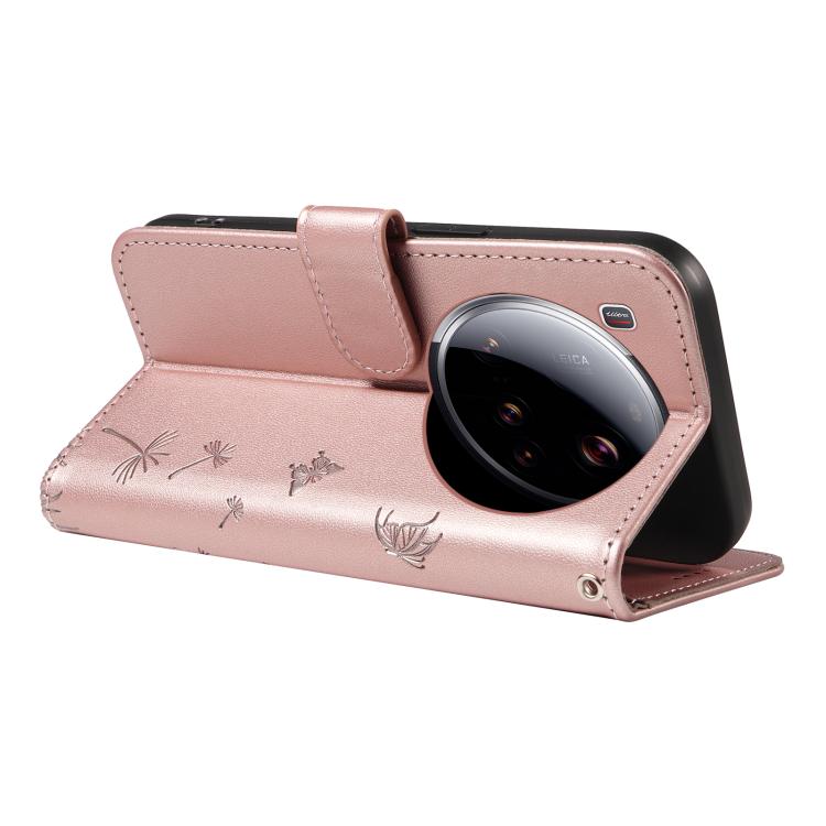 For Xiaomi 15 Ultra 5G Global Dandelion Embossed Pattern Flip Leather Phone Case