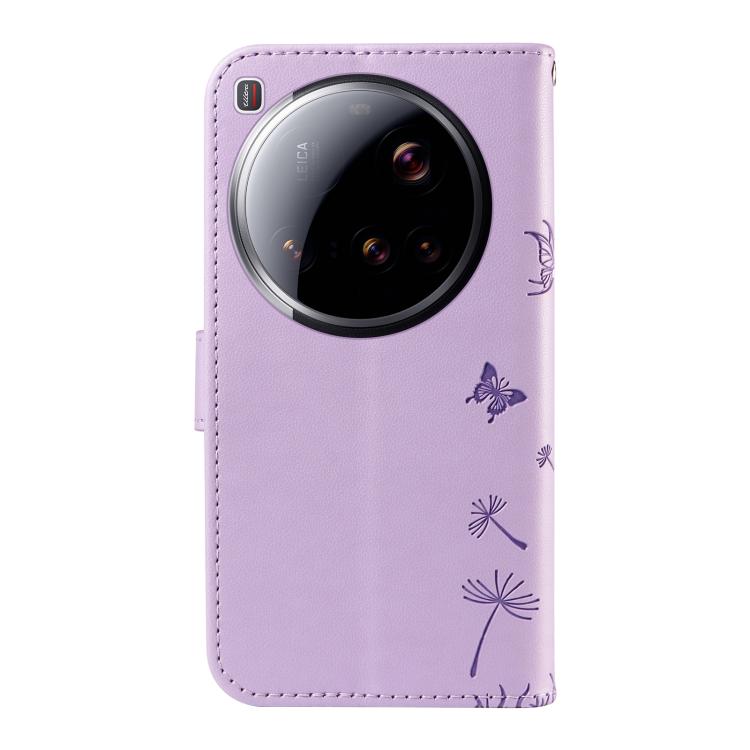 For Xiaomi 15 Ultra 5G Global Dandelion Embossed Pattern Flip Leather Phone Case