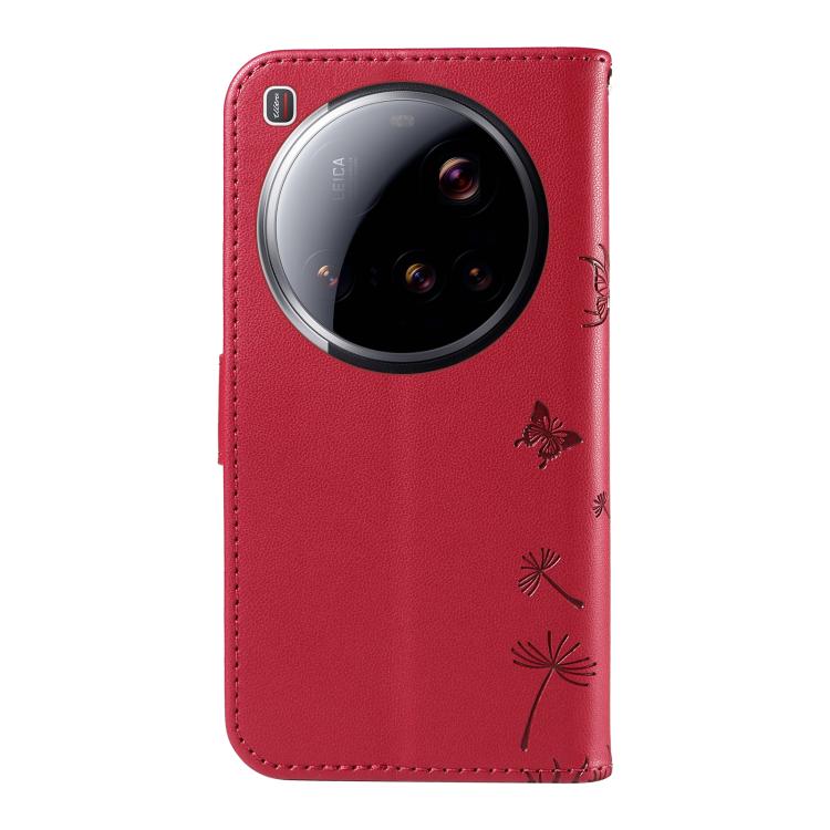 For Xiaomi 15 Ultra 5G Global Dandelion Embossed Pattern Flip Leather Phone Case