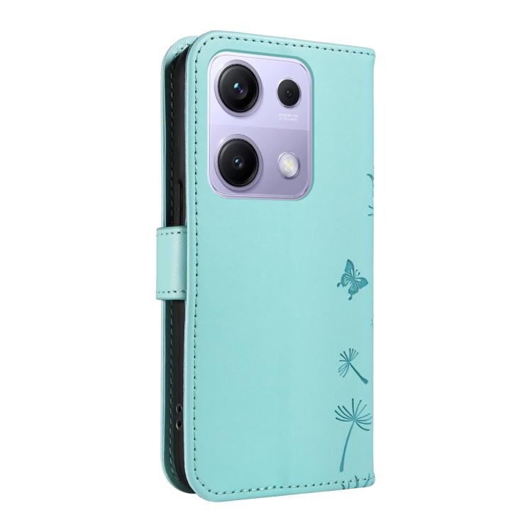 For Xiaomi Poco M6 Pro 4G Global Dandelion Embossed Pattern Flip Leather Phone Case