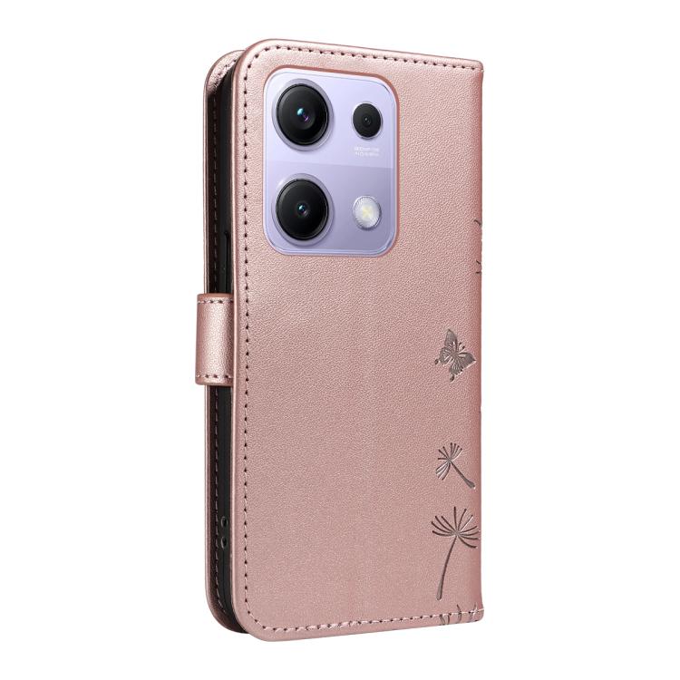 For Xiaomi Poco M6 Pro 4G Global Dandelion Embossed Pattern Flip Leather Phone Case