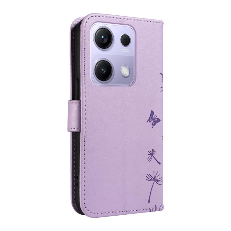 For Xiaomi Poco M6 Pro 4G Global Dandelion Embossed Pattern Flip Leather Phone Case