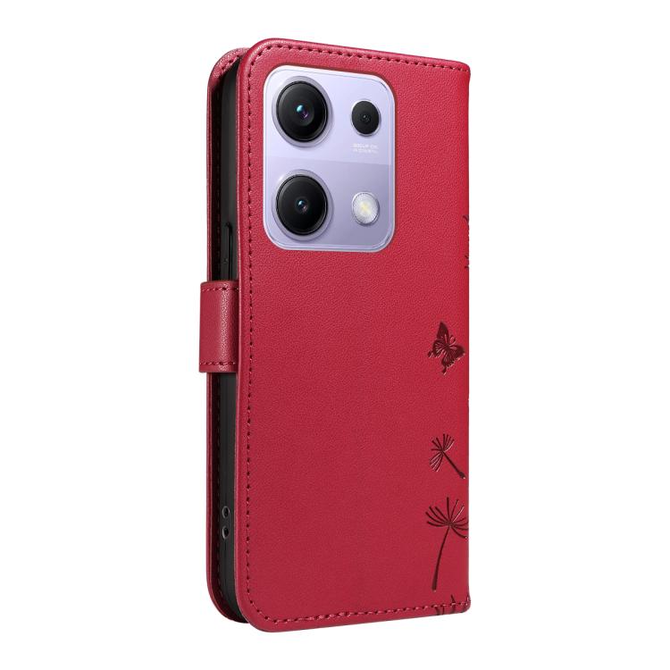 For Xiaomi Poco M6 Pro 4G Global Dandelion Embossed Pattern Flip Leather Phone Case