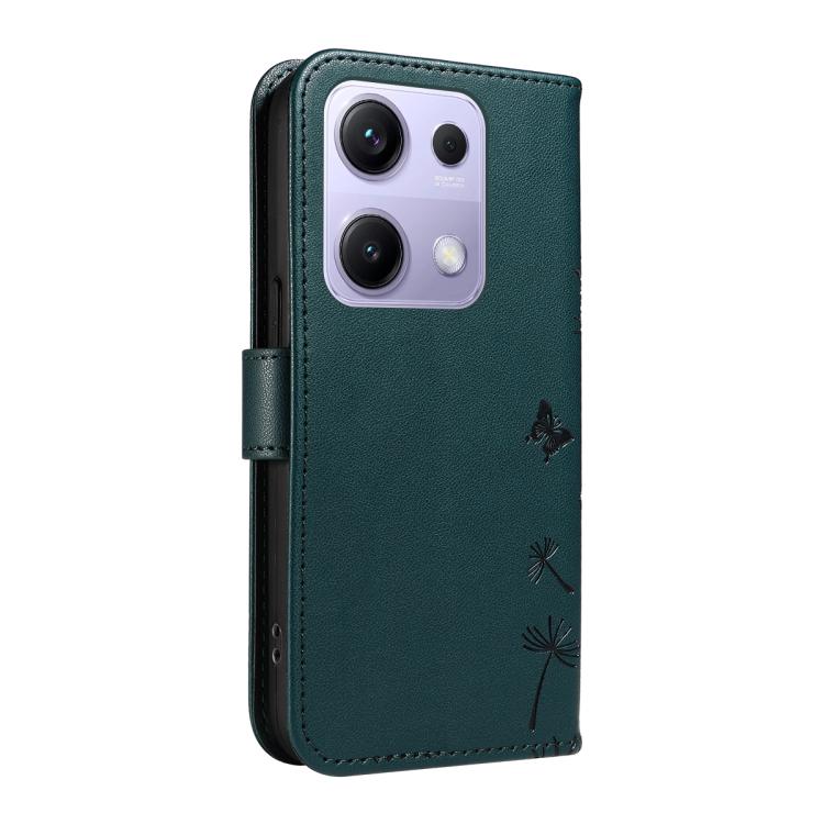 For Xiaomi Poco M6 Pro 4G Global Dandelion Embossed Pattern Flip Leather Phone Case