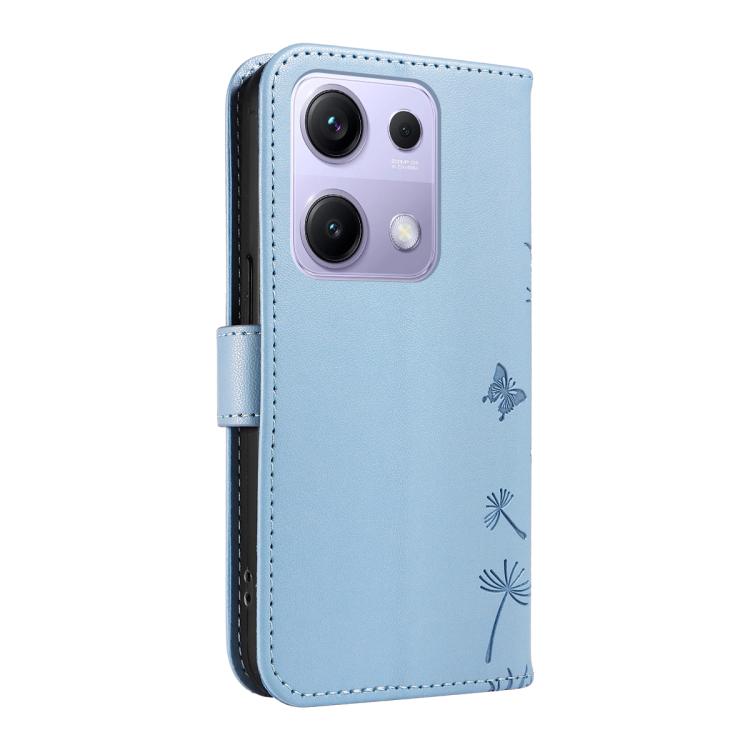 For Xiaomi Poco M6 Pro 4G Global Dandelion Embossed Pattern Flip Leather Phone Case