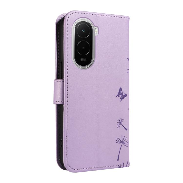 For Xiaomi Poco M7 4G 169mm Dandelion Embossed Pattern Flip Leather Phone Case