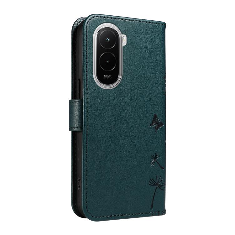 For Xiaomi Poco M7 4G 169mm Dandelion Embossed Pattern Flip Leather Phone Case