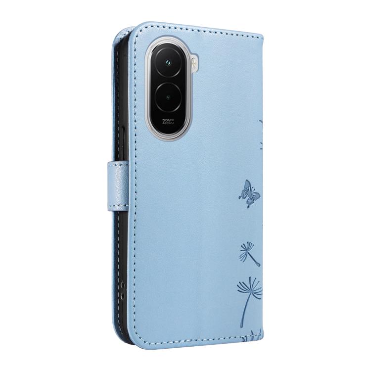For Xiaomi Poco M7 4G 169mm Dandelion Embossed Pattern Flip Leather Phone Case