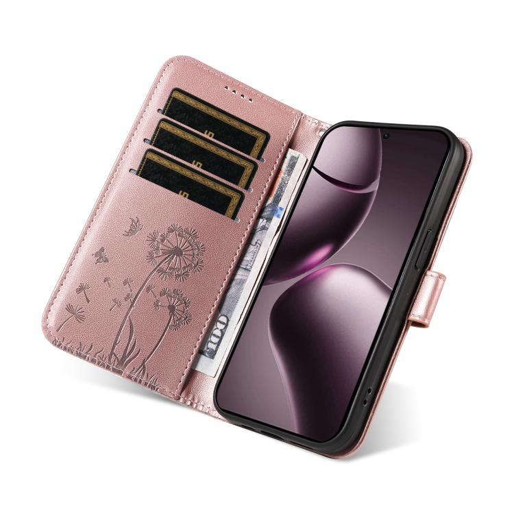 For Xiaomi 15T 5G Dandelion Embossed Pattern Flip Leather Phone Case