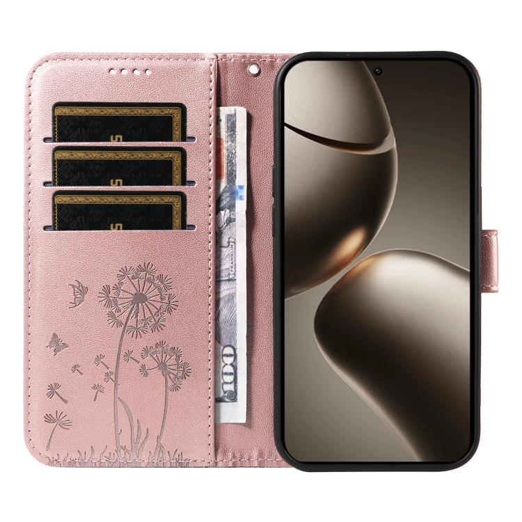 For Xiaomi 15T Pro 5G Dandelion Embossed Pattern Flip Leather Phone Case