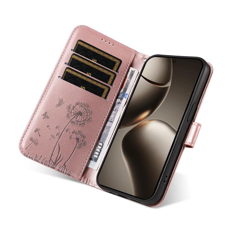 For Xiaomi 15T Pro 5G Dandelion Embossed Pattern Flip Leather Phone Case