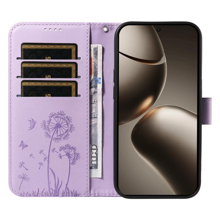 For Xiaomi 15T Pro 5G Dandelion Embossed Pattern Flip Leather Phone Case