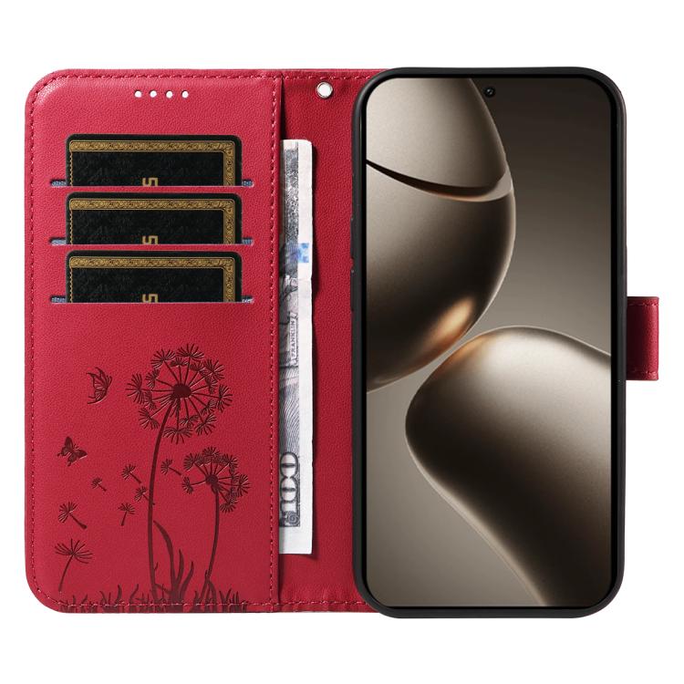 For Xiaomi 15T Pro 5G Dandelion Embossed Pattern Flip Leather Phone Case