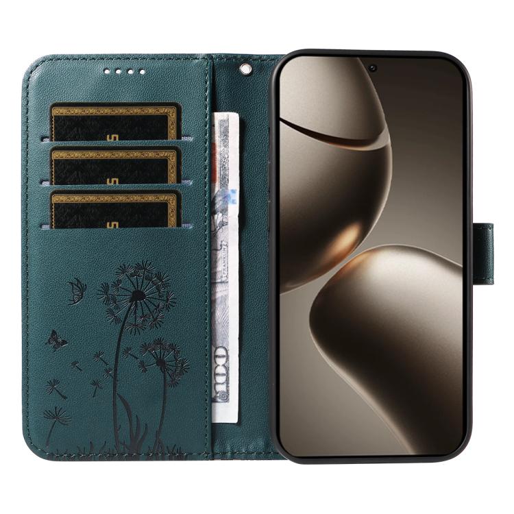 For Xiaomi 15T Pro 5G Dandelion Embossed Pattern Flip Leather Phone Case