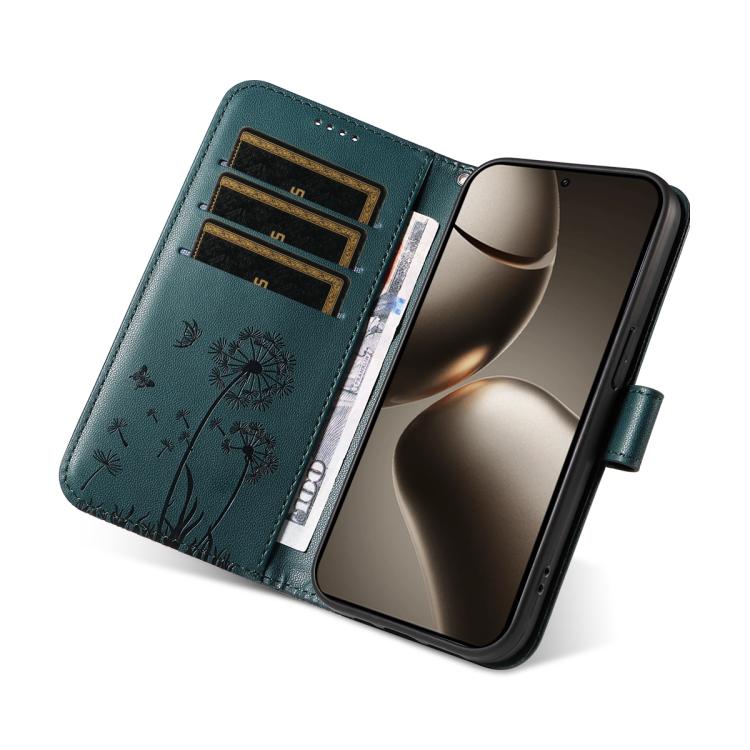For Xiaomi 15T Pro 5G Dandelion Embossed Pattern Flip Leather Phone Case