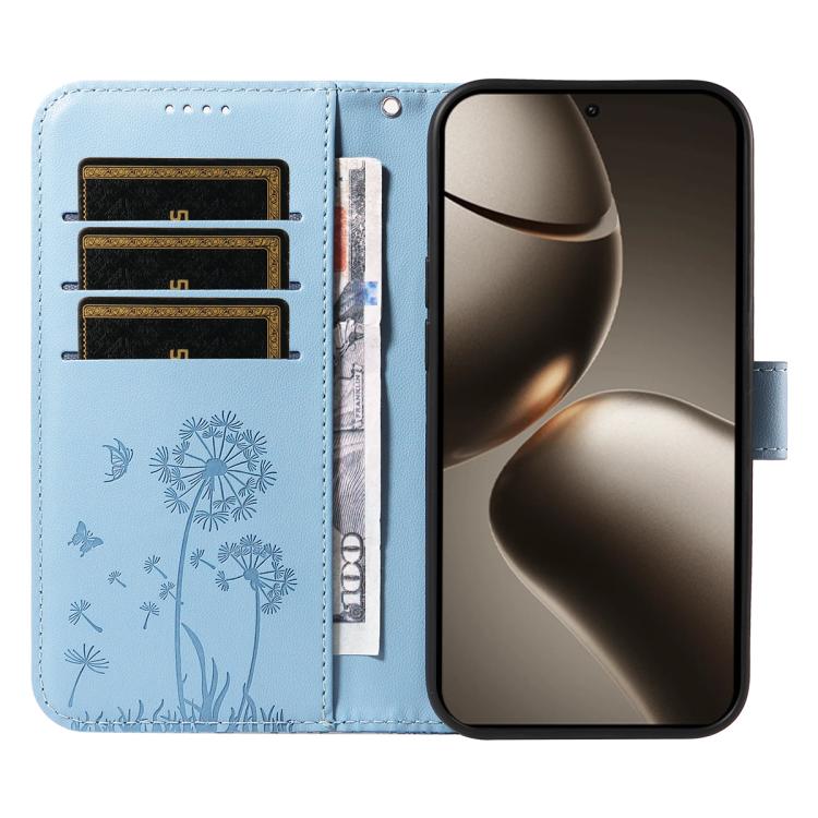 For Xiaomi 15T Pro 5G Dandelion Embossed Pattern Flip Leather Phone Case