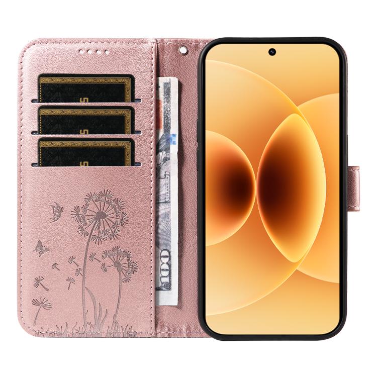 For Xiaomi 17 Dandelion Embossed Pattern Flip Leather Phone Case