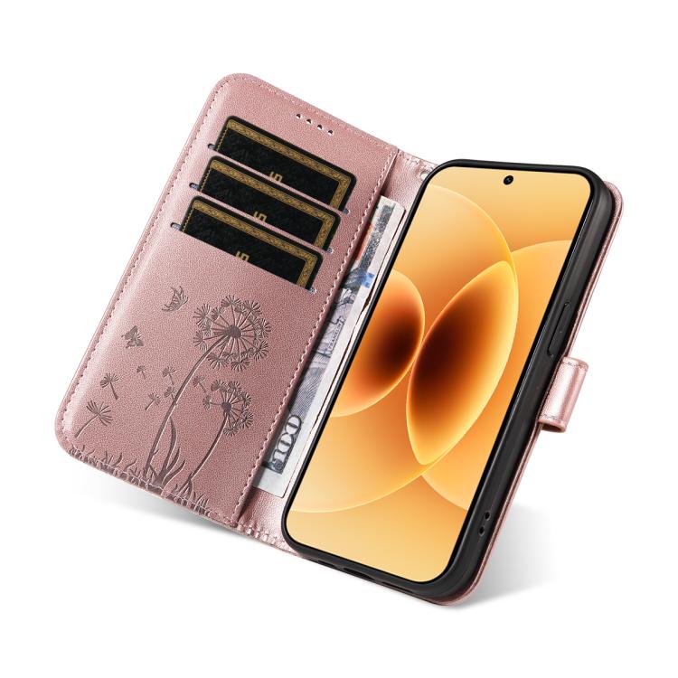 For Xiaomi 17 Dandelion Embossed Pattern Flip Leather Phone Case