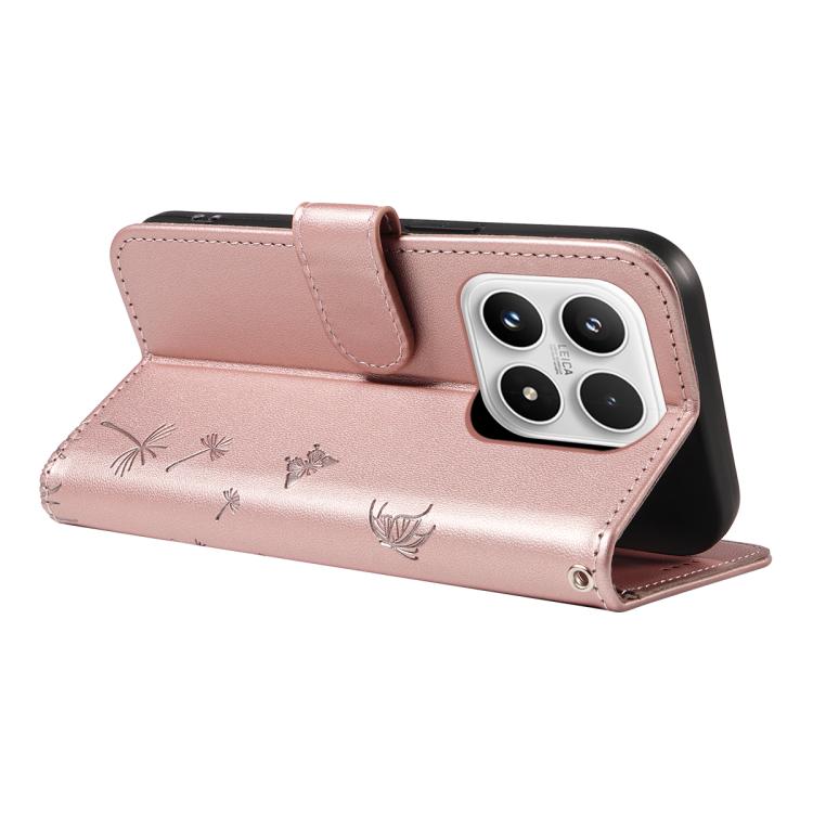 For Xiaomi 17 Dandelion Embossed Pattern Flip Leather Phone Case